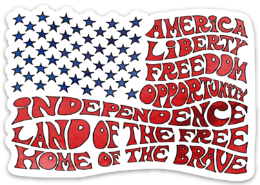 Land of the Free- Sticker