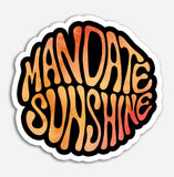 Mandate Sunshine - Sticker
