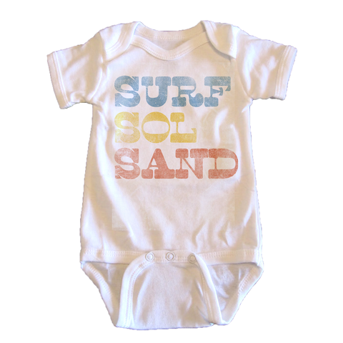 Surf Sol Sand - onesie