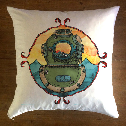 Under the Olas - pillow cover