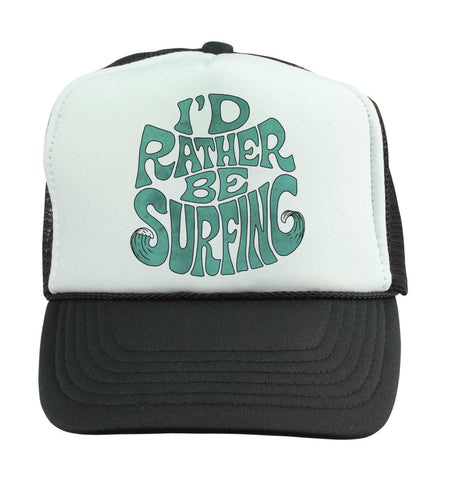 I’d rather be surfing  - Snapback Hats