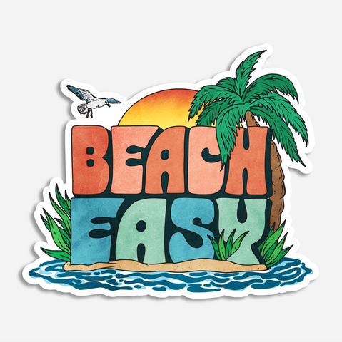 Beach Easy Island - Sticker