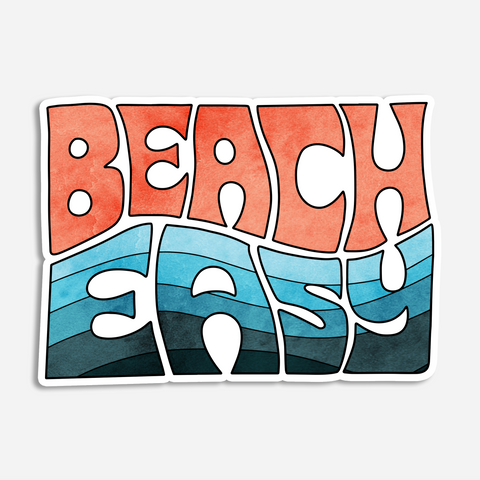 Beach Easy Ombre - Sticker