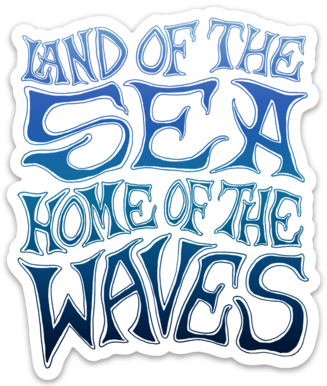 Land of the Sea- Sticker