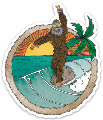Squatch- Sticker – Fin First