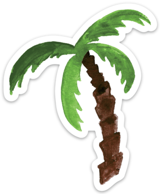 Palm Tree - Sticker