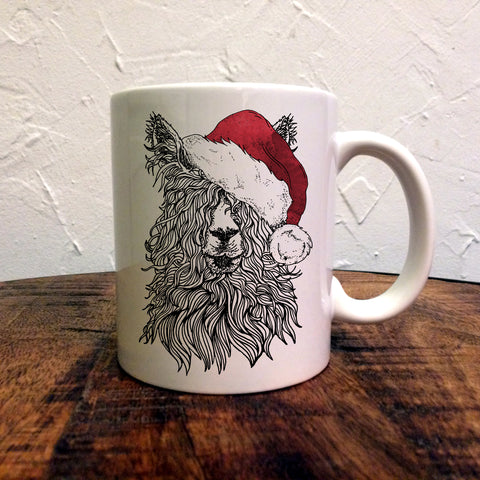 Holiday Alpaca - Mug
