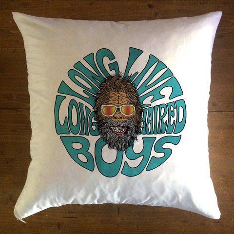 Long Live Long Haired Boys Squatch- pillow cover