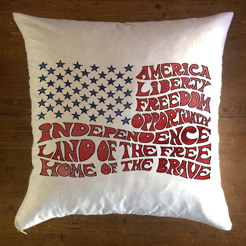 Land of the Free - pillow cover