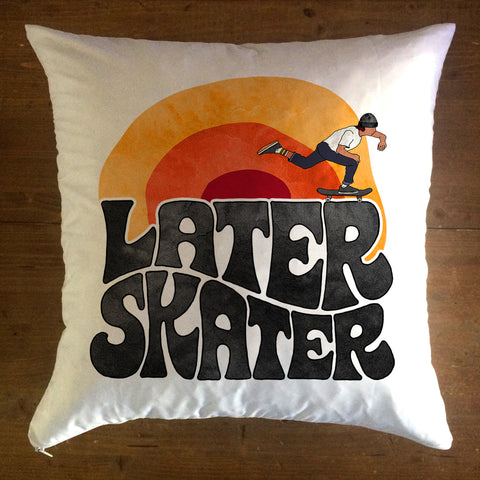 Later Skater - pillow cover