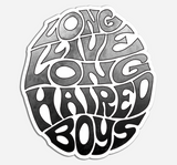 Long Live Long Haired Boys Ombre - Sticker