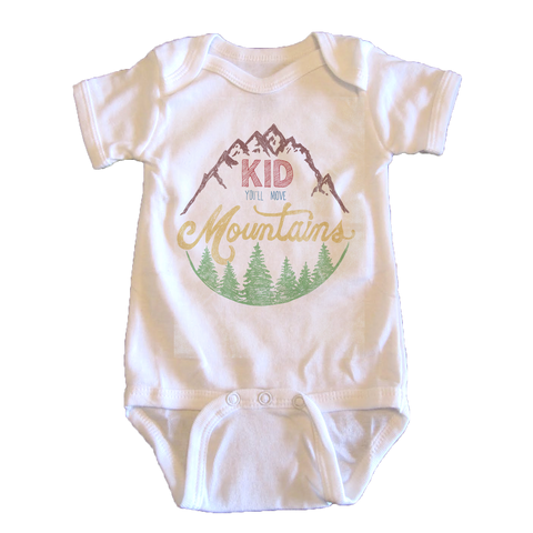 Kid You'll Move Mountains - onesie