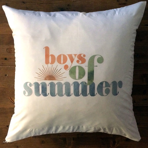 Boys of Summer - pillow cover