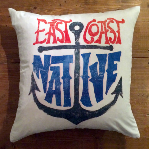 East Coast Native - pillow cover