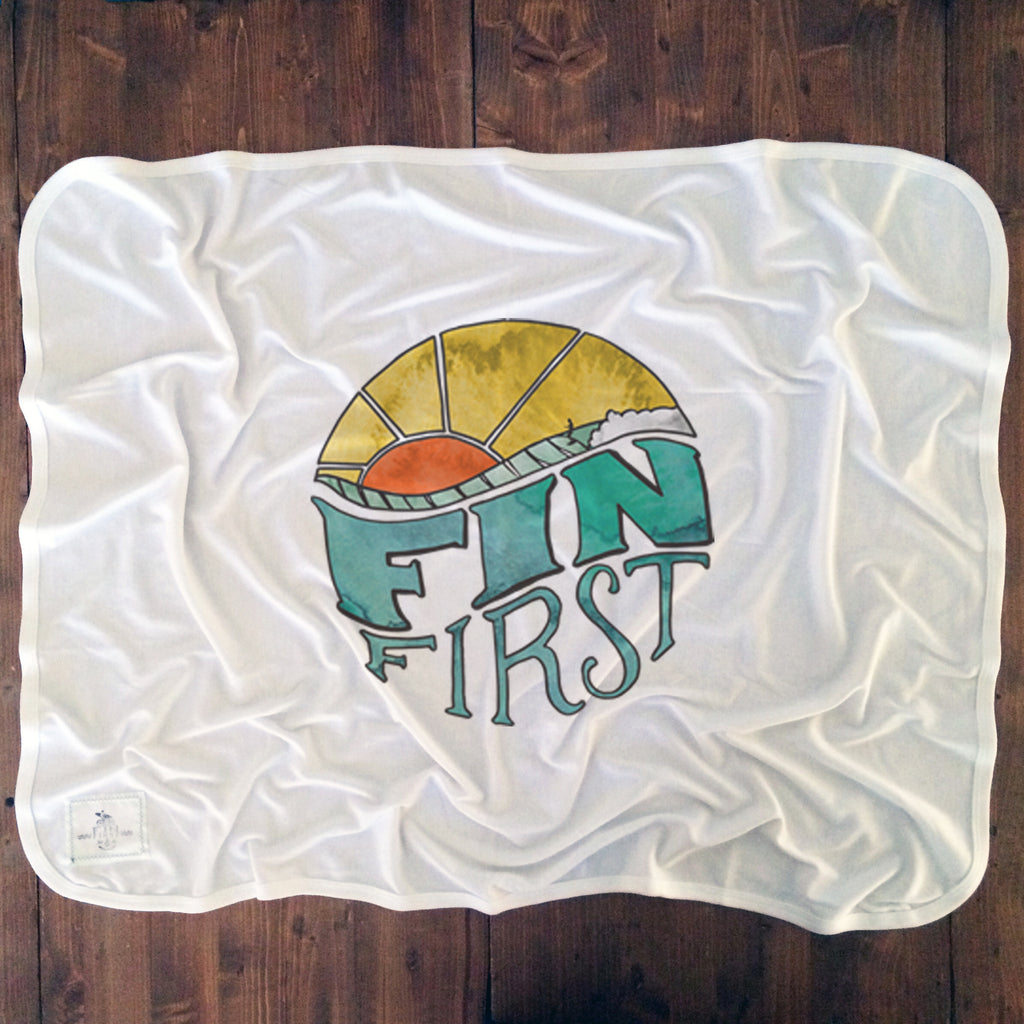Fin Wave - Baby Blankets – Fin First