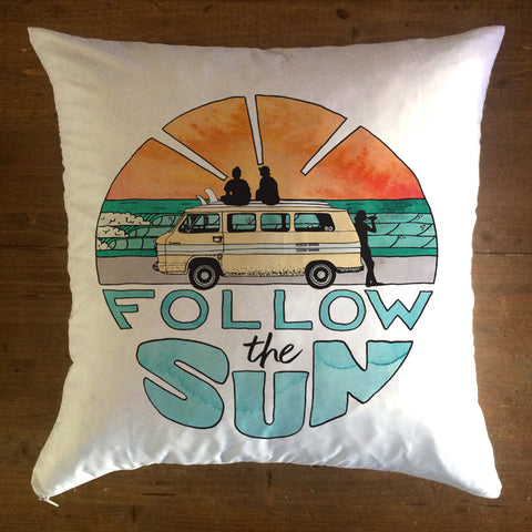 Follow The Sun - pillow cover