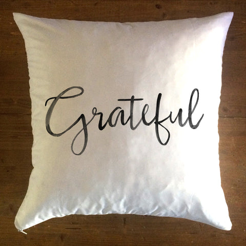 Grateful - pillow cover