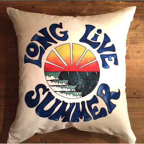Long Live Summer - pillow cover