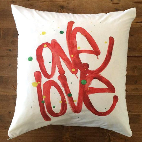 One Love - pillow cover