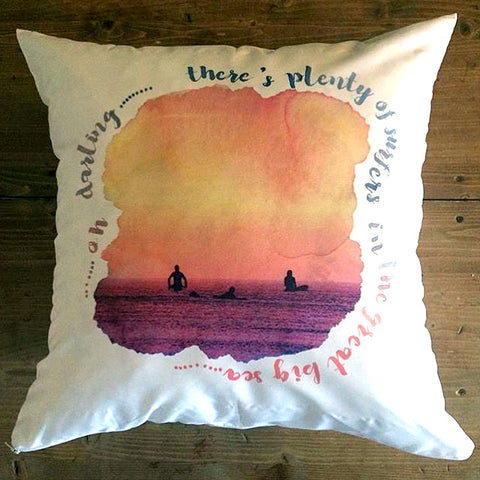 Plenty of Surfers - pillow cover