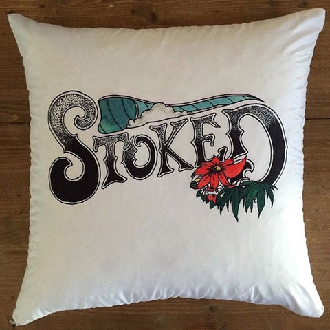Stoked- pillow cover