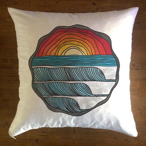 Sunrise Lines - pillow cover