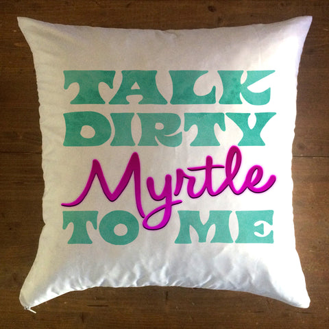 Dirty Myrtle - pillow cover