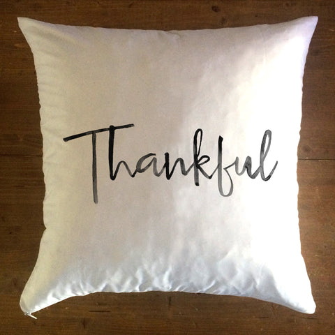 Thankful - pillow cover